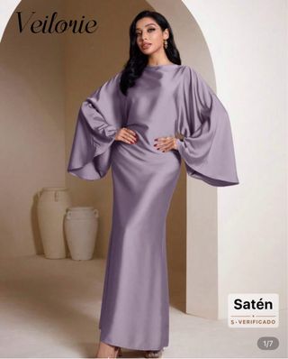 VESTIDO DE SATÉN
