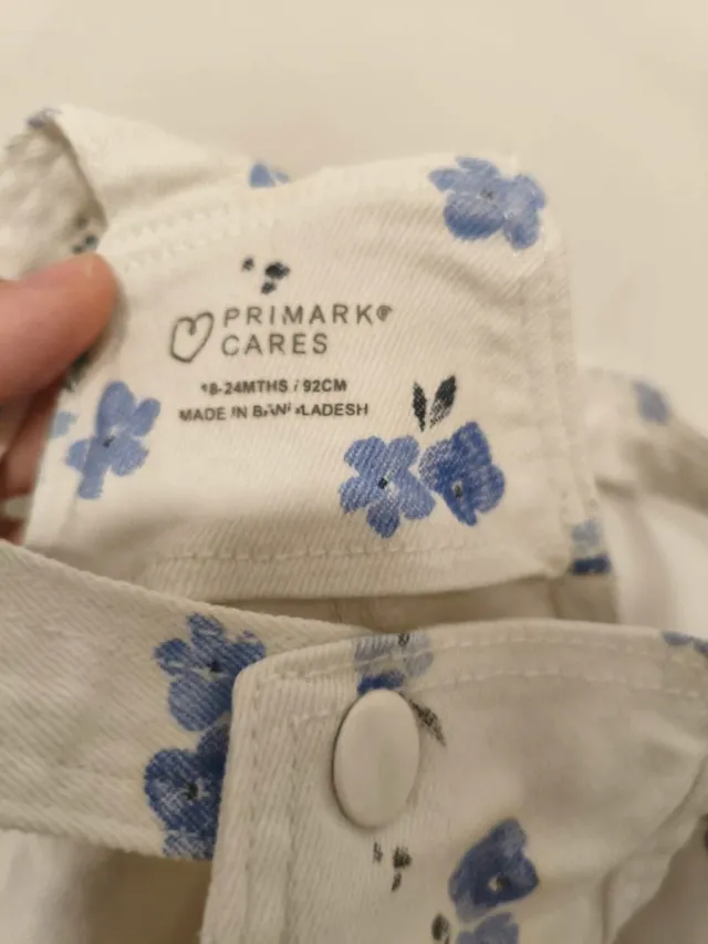 Peto falda bebé niña floral