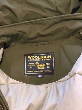 Abrigo Woolrich Pluma Talla L Verde