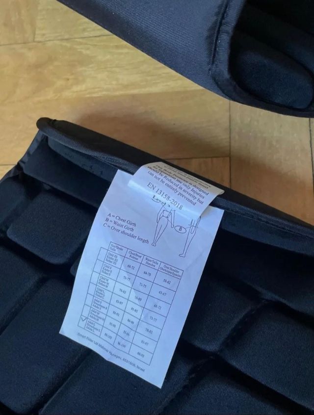 Chaleco protector equitación Smart Rider Beta 2018