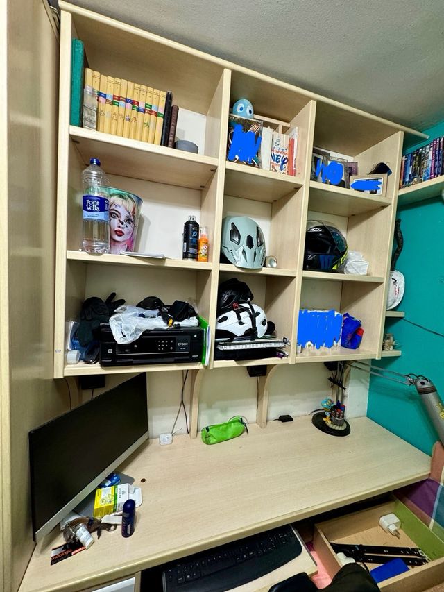 Armario y escritorio modular