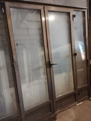 Ventana Marrón Terraza Balcón