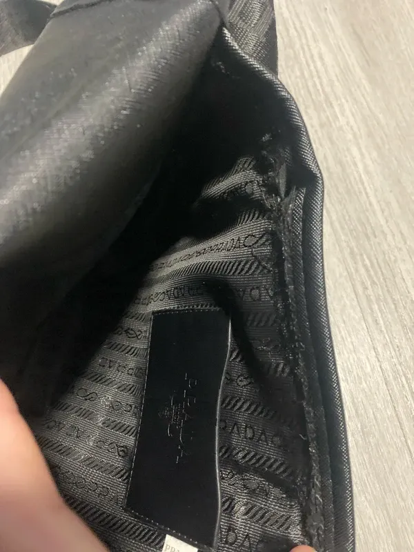 Bolso Prada Negro Hombre