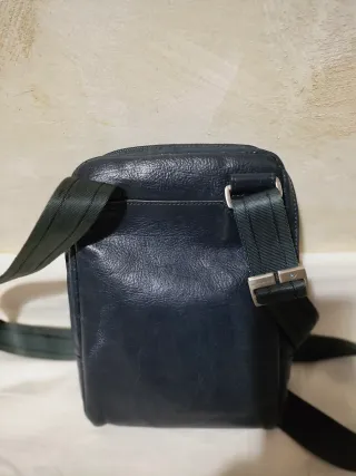 Borsello Piquadro Pelle Blu/Grigio