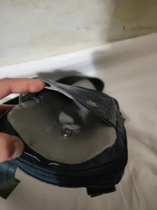 Borsello Piquadro Pelle Blu/Grigio