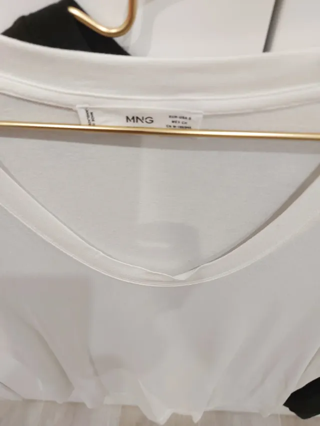 2 Camisetas Oversize Mango Talla S