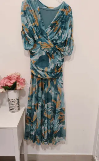 Vestido estampado mujer talla M