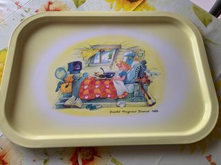 Vassoio Mulino Bianco Piccolo Mugnaio 1989