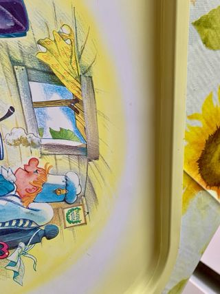 Vassoio Mulino Bianco Piccolo Mugnaio 1989