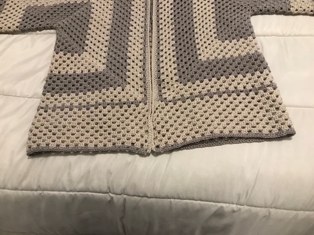 Cardigan uncinetto donna taglia unica