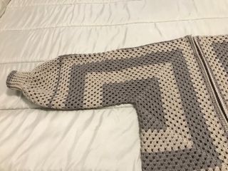 Cardigan uncinetto donna taglia unica