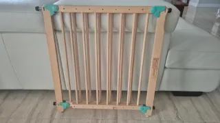 Barrera de seguridad madera