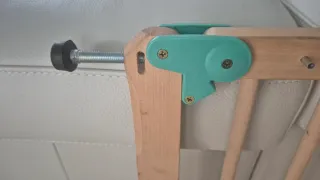 Barrera de seguridad madera