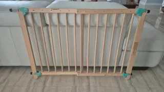 Barrera de seguridad madera