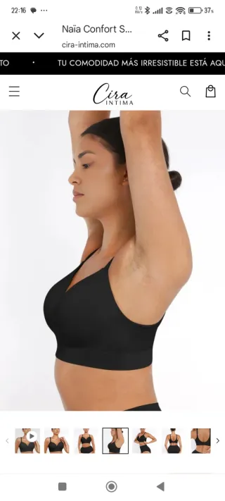 Sujetador Cira Intima blanco talla xl