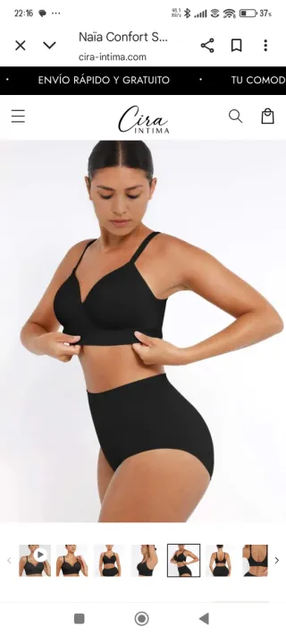 Sujetador Cira Intima blanco talla xl