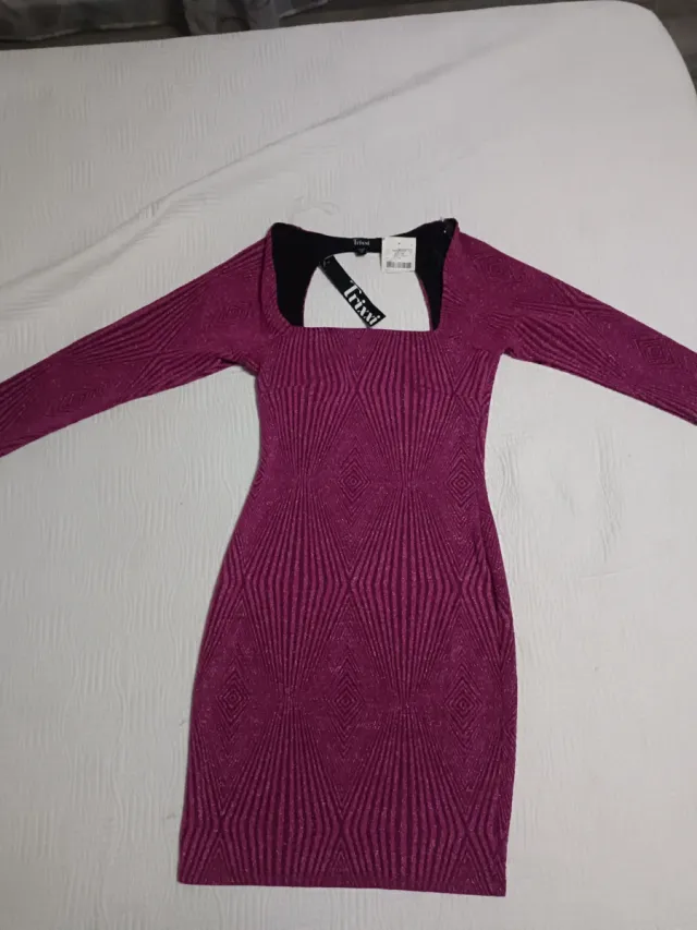 Vestito Trixxi Viola/Rosa Taglia Unica