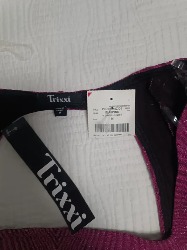 Vestito Trixxi Viola/Rosa Taglia Unica