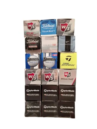 18 Paquetes de Bolas de Golf Variadas