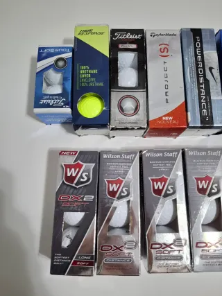 18 Paquetes de Bolas de Golf Variadas