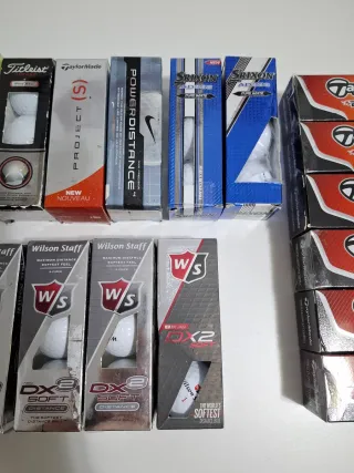 18 Paquetes de Bolas de Golf Variadas