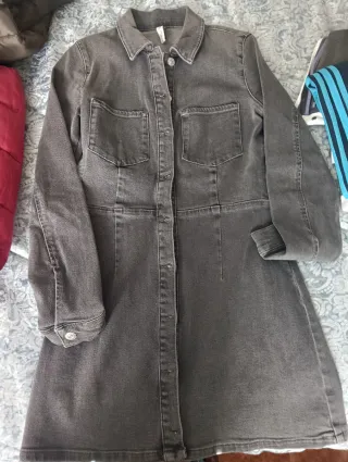 Abrigo Zara Blanco Talla M