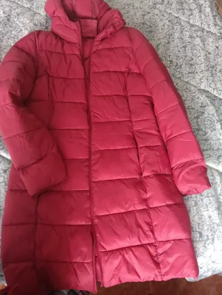 Abrigo Zara Blanco Talla M