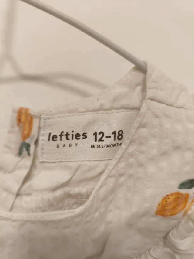 Vestido bebé estampado limones