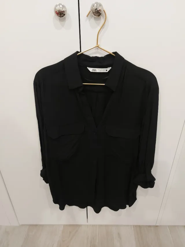 Camisa negra ZARA