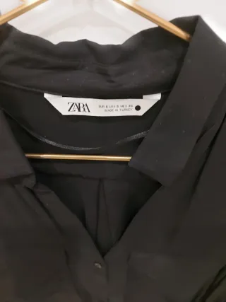 Camisa negra ZARA