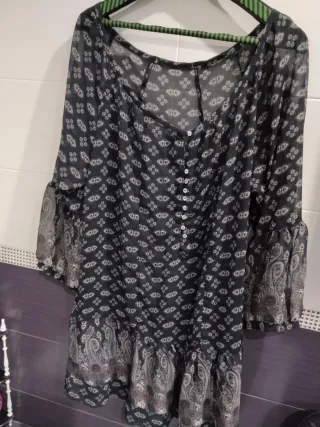 Vestido Boho Zara Estampado