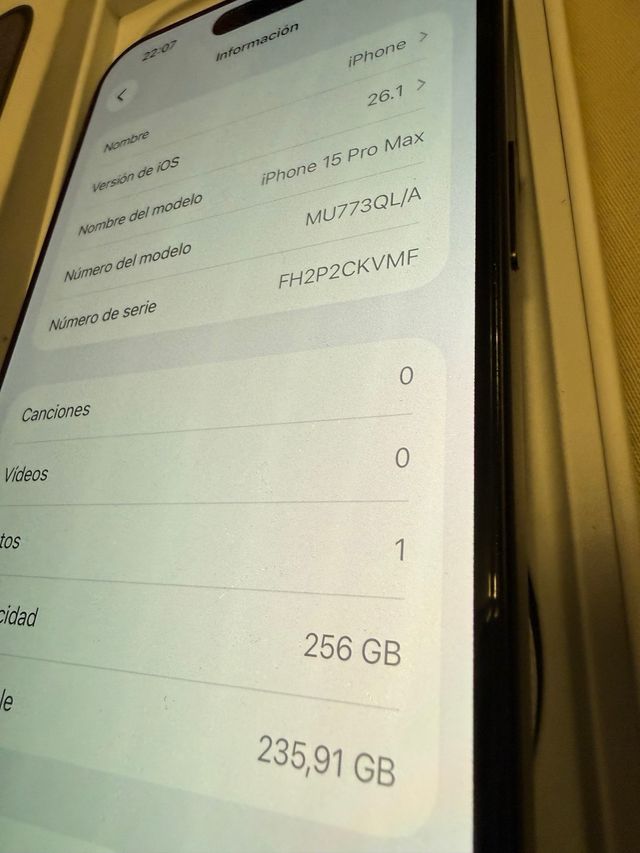 iPhone 15 Pro Max 256GB Space Gray