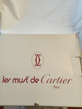 Borsa Cartier in pelle borgogna