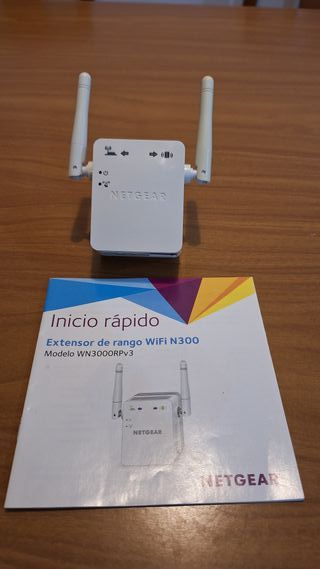 Repetidor WiFi N300 NETGEAR WN3000RPv3