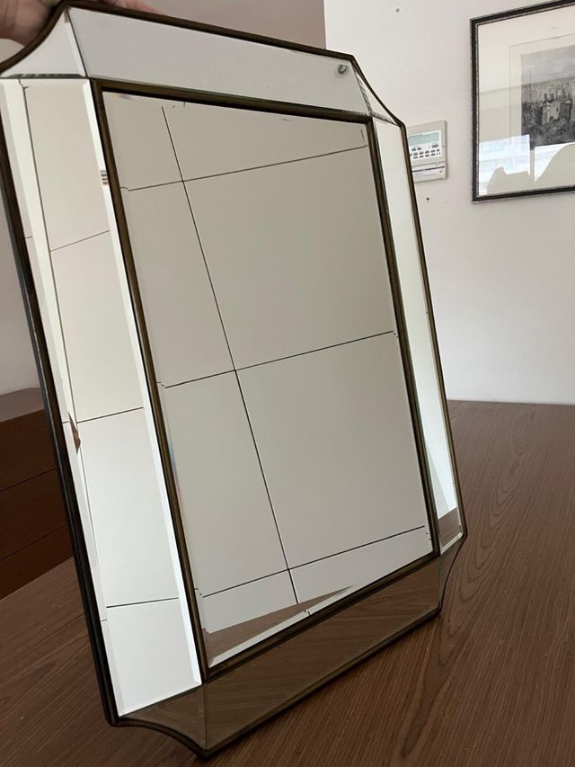 Espejo Zara Home Negro y plateado