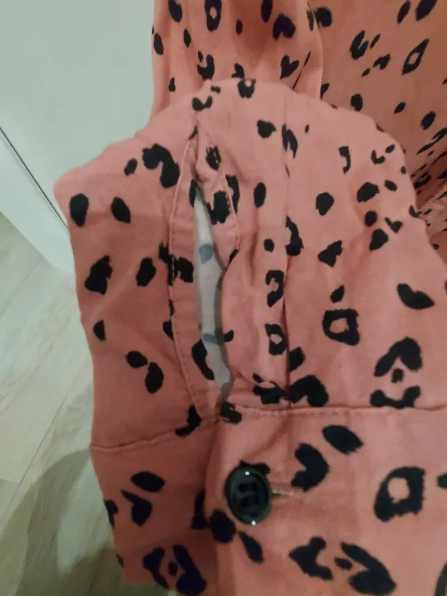 Camisa H&M Estampada Rosa