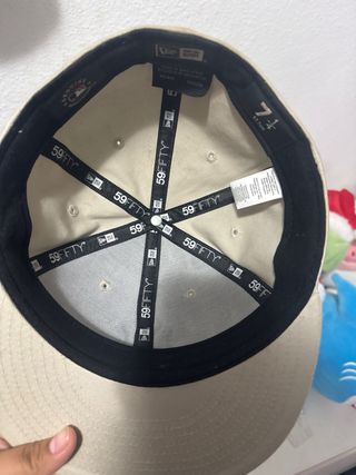 Gorra New Era Beige y Azul