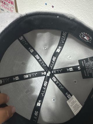 Gorra New Era Beige y Azul