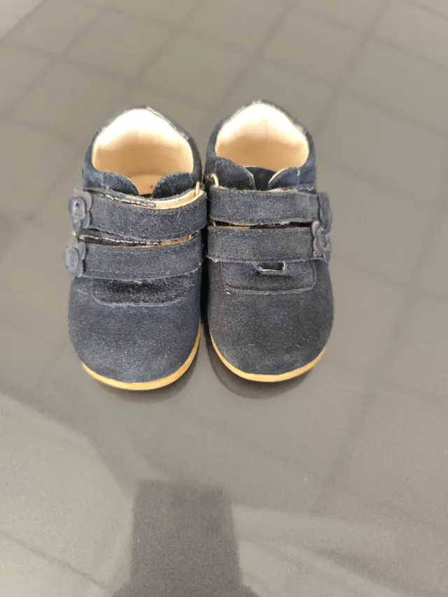 Zapatos de bebé azul marino