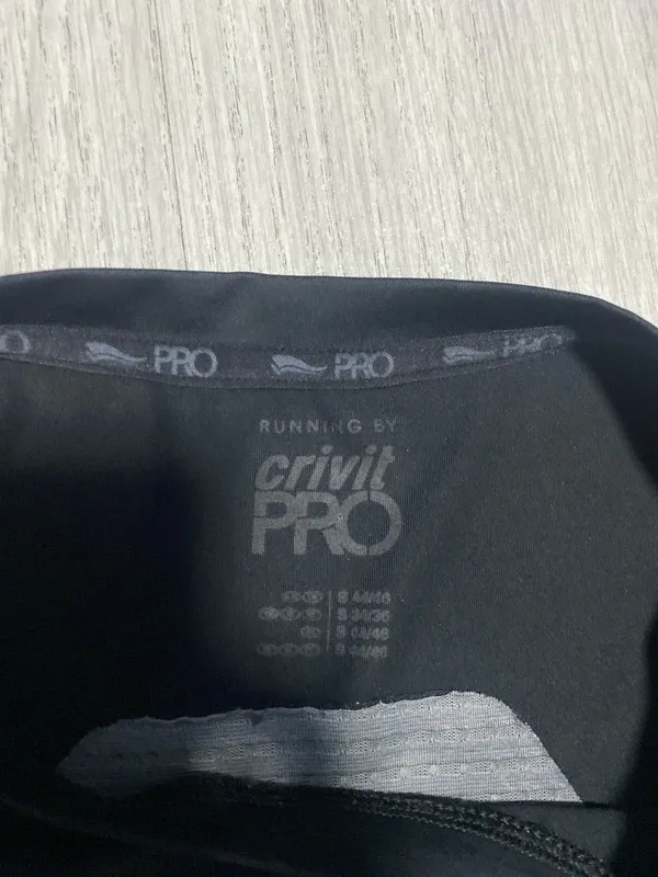 Camiseta deportiva Crivit Pro negra