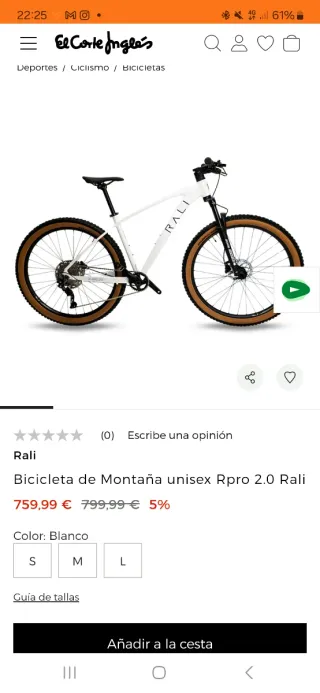 Bicicleta BTT Rali R-Pro 2.0