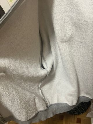 Sudadera VARS DEN gris con cremallera