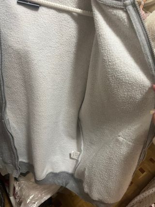 Sudadera VARS DEN gris con cremallera