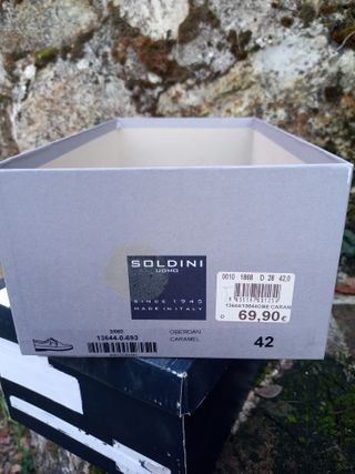 Scarpe uomo Soldini marrone/rosso