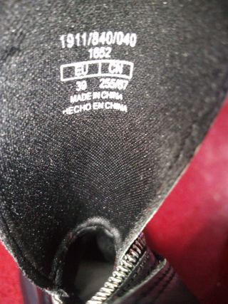 Botas militares Pull&Bear cremallera talla 39
