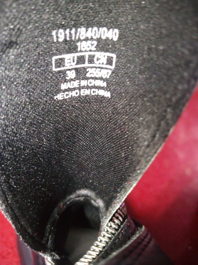 Botas militares Pull&Bear cremallera talla 39