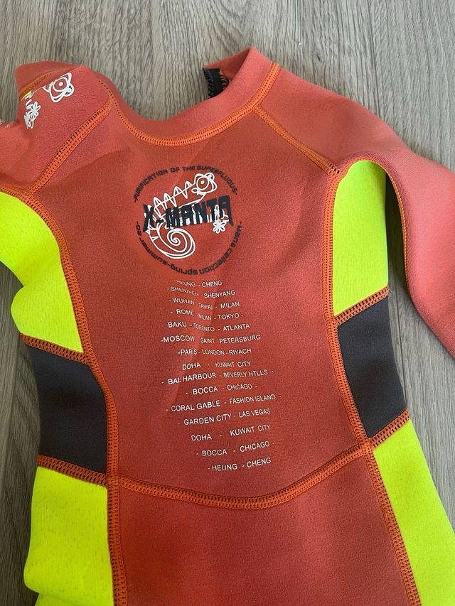 Traje largo neopreno niño Talla 90-100 cm