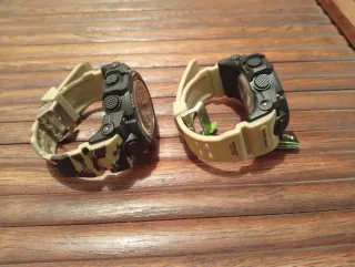 2x Relojes Deportivos SMAEL Negro Verde Militar