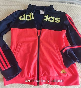 Chaqueta Adidas Talla M Roja y Azul