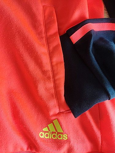 Chaqueta Adidas Talla M Roja y Azul